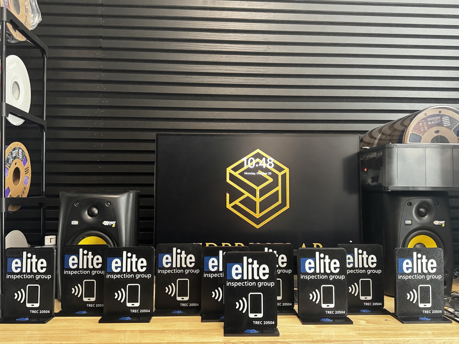 A multi-unit LuxeStand production run for Elite Inspection Group